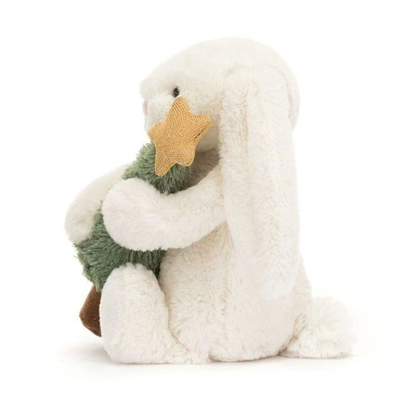 Wesoły Króliczek z Choinką 18  cm