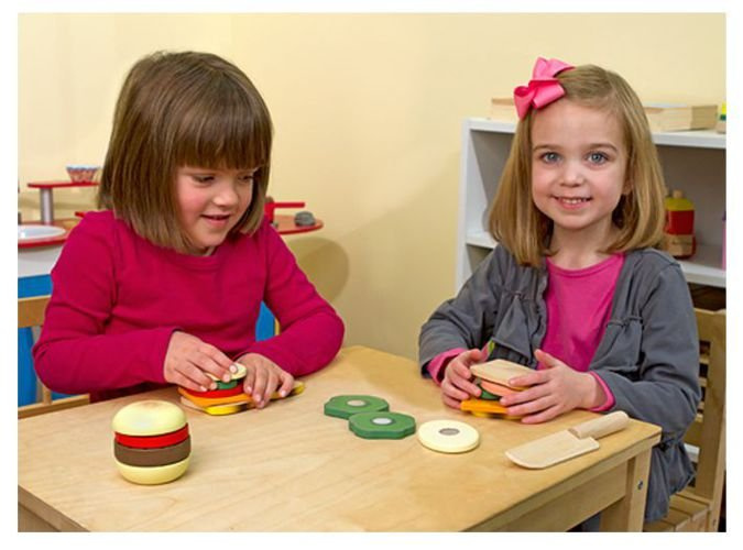 Drewniane Kanapki zestaw 17el.