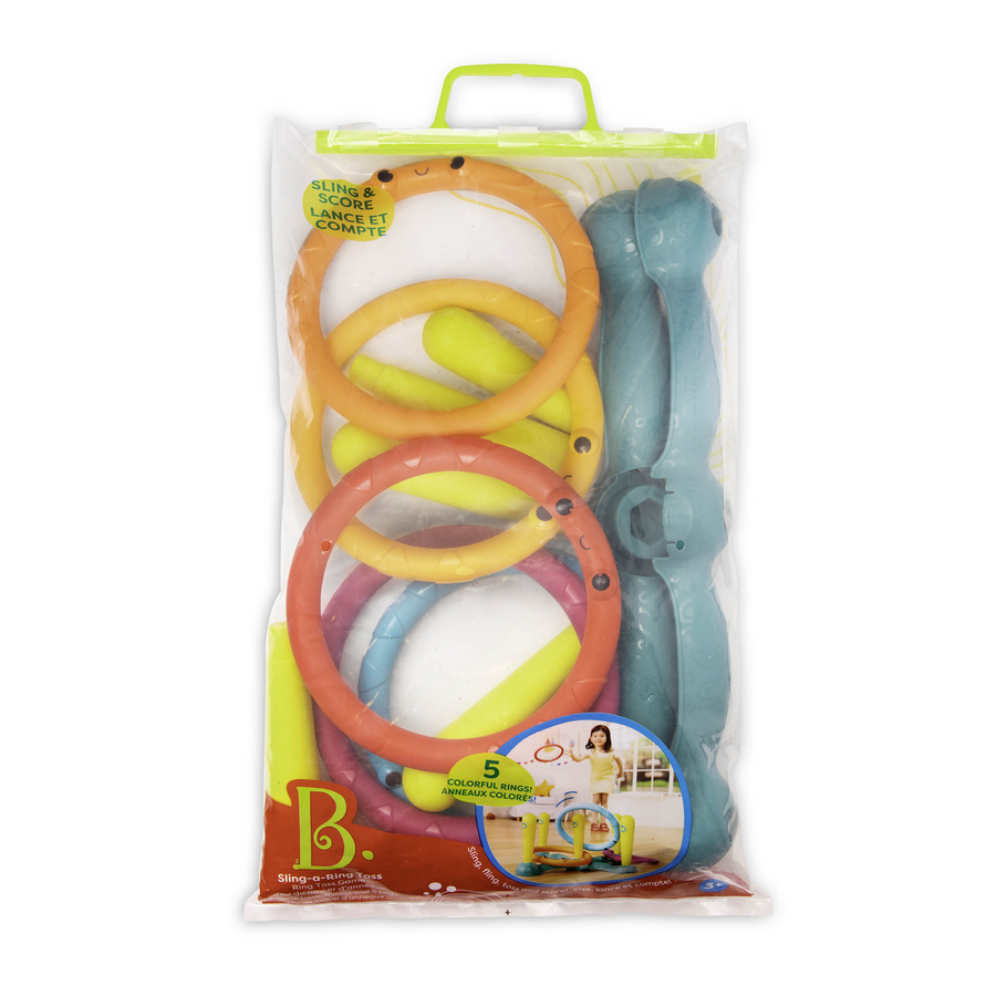 Sling-a-Ring Toss – zestaw do gry w RZUCANIE OBRĘCZAMI do CELU