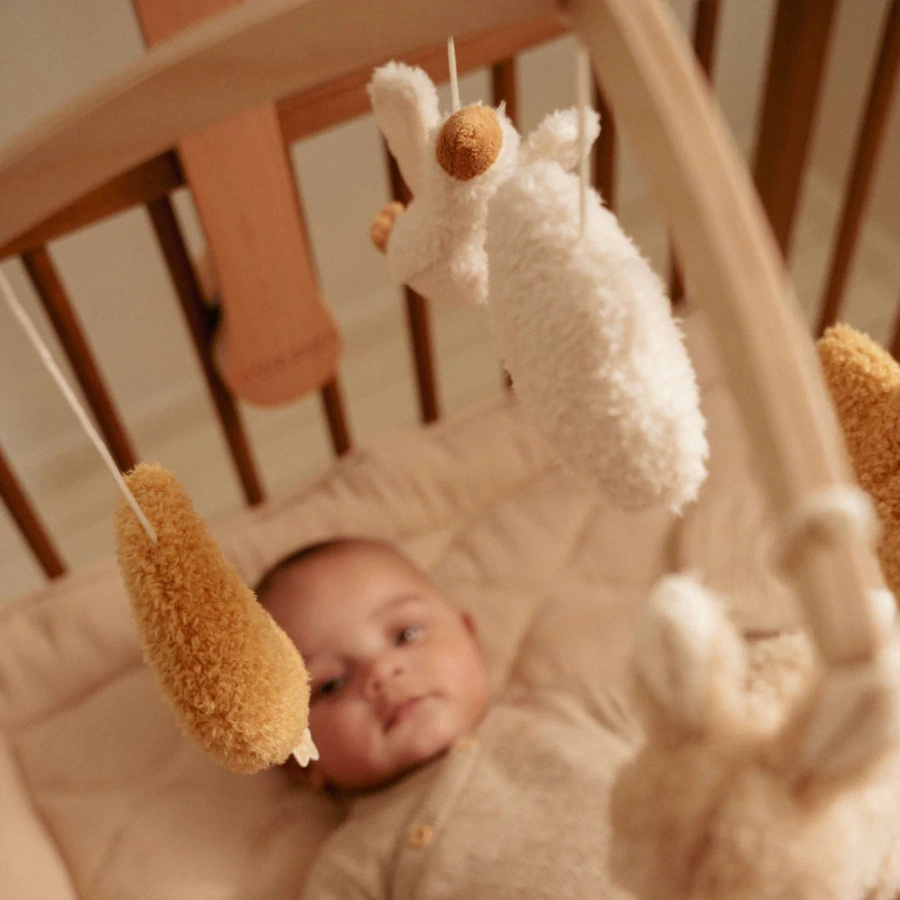 Little Dutch Drewniana karuzela do łóżeczka Newborn Naturals