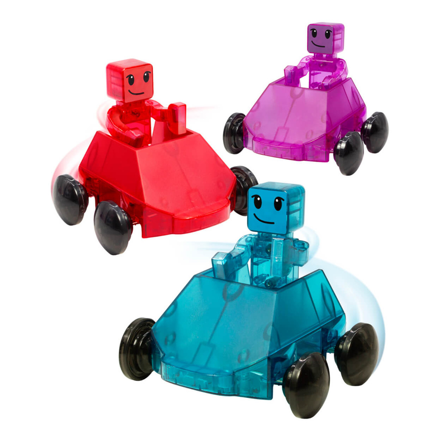 MAGNA-TILES® Magnetyczne Samochodziki Dashers 6 el.
