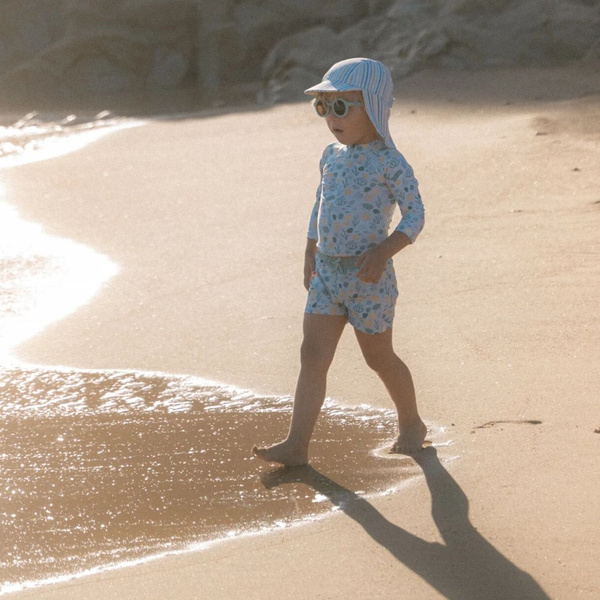 Little Dutch Czapeczka kąpielowa przeciwsłoneczna Stripes - rozm. 3