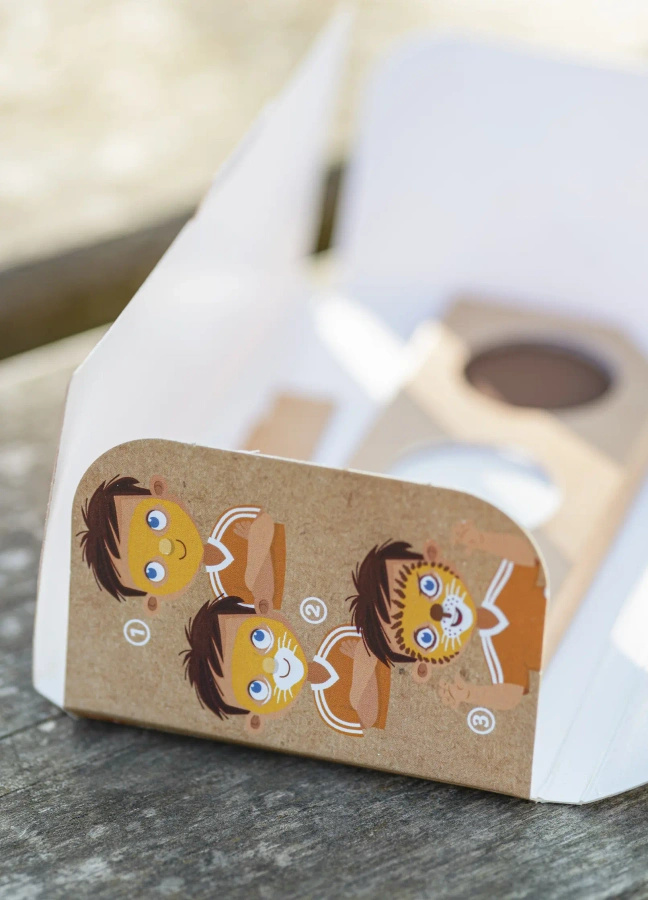 Zestaw do malowania twarzy 3 kolory - Lew i Żyrafa