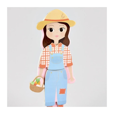 LALKA SOFIA KREATYWNY ZESTAW MAGNETYCZNY