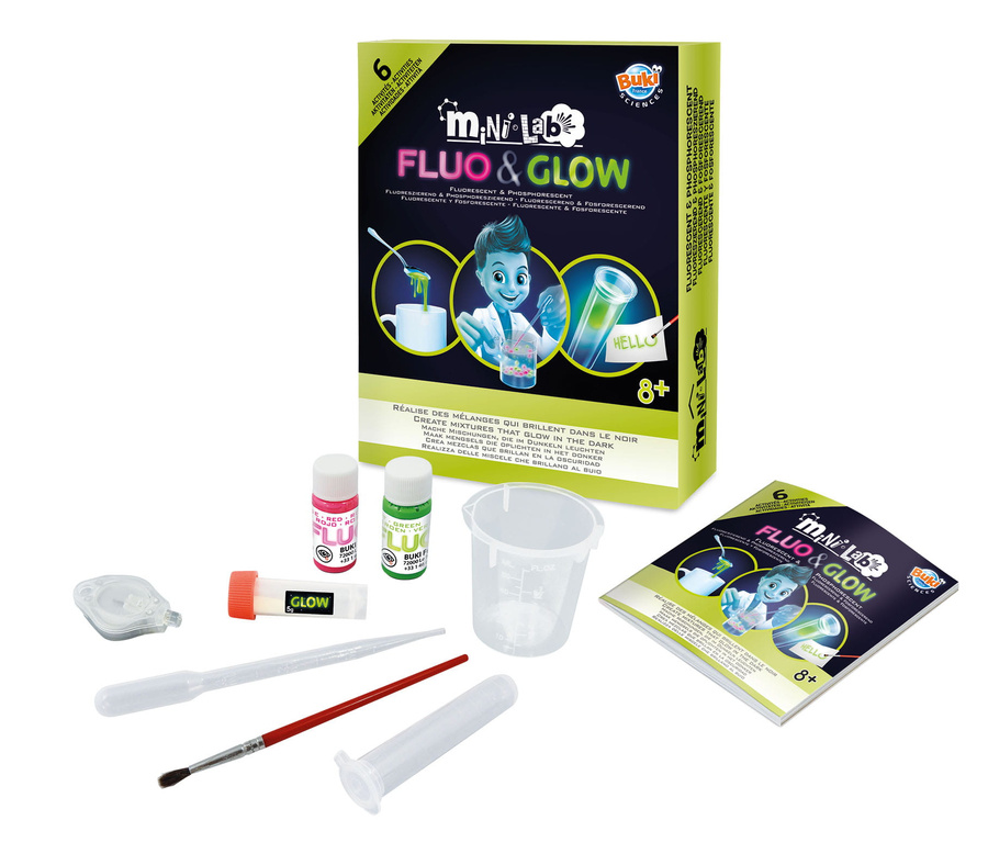 Mini lab, fluo glow