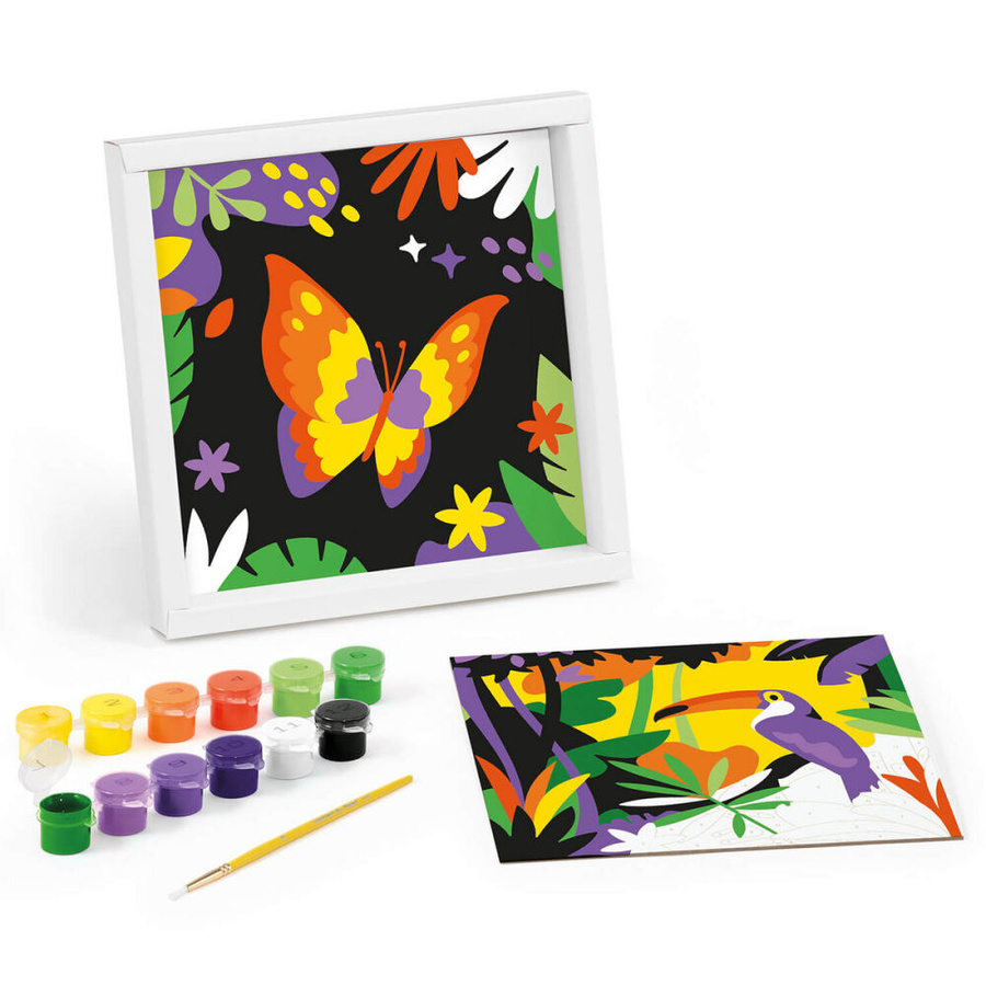 Creativ malowanie po numerach papuga/motyl 