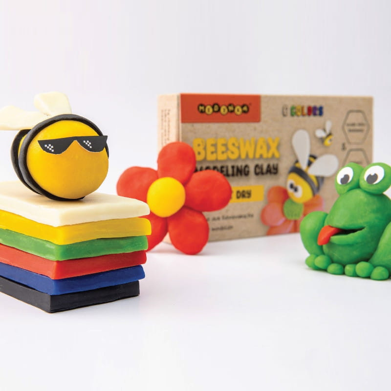 Modelina Medenka z woskiem pszczelim (6 kolorów)
