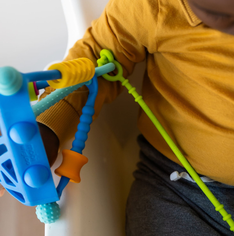 Zestaw silikonowych zaczepów, niebieskie