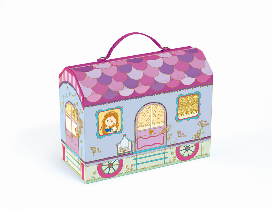 Domek walizka,  bluchka & indie