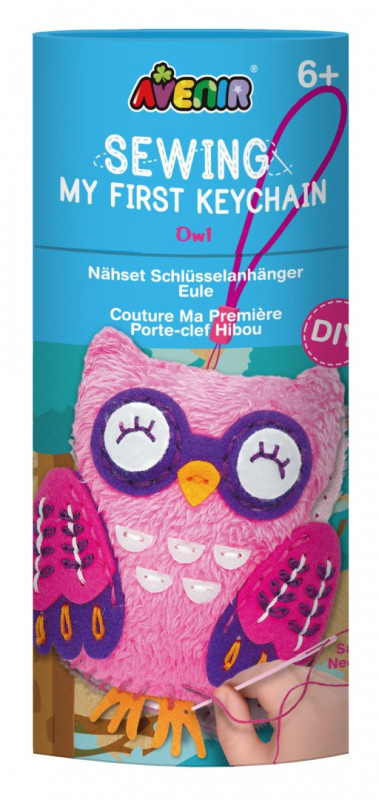 Uszyj brelok do kluczy - Sowa