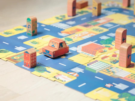 Cody block, mapa miasta. wersja angielska