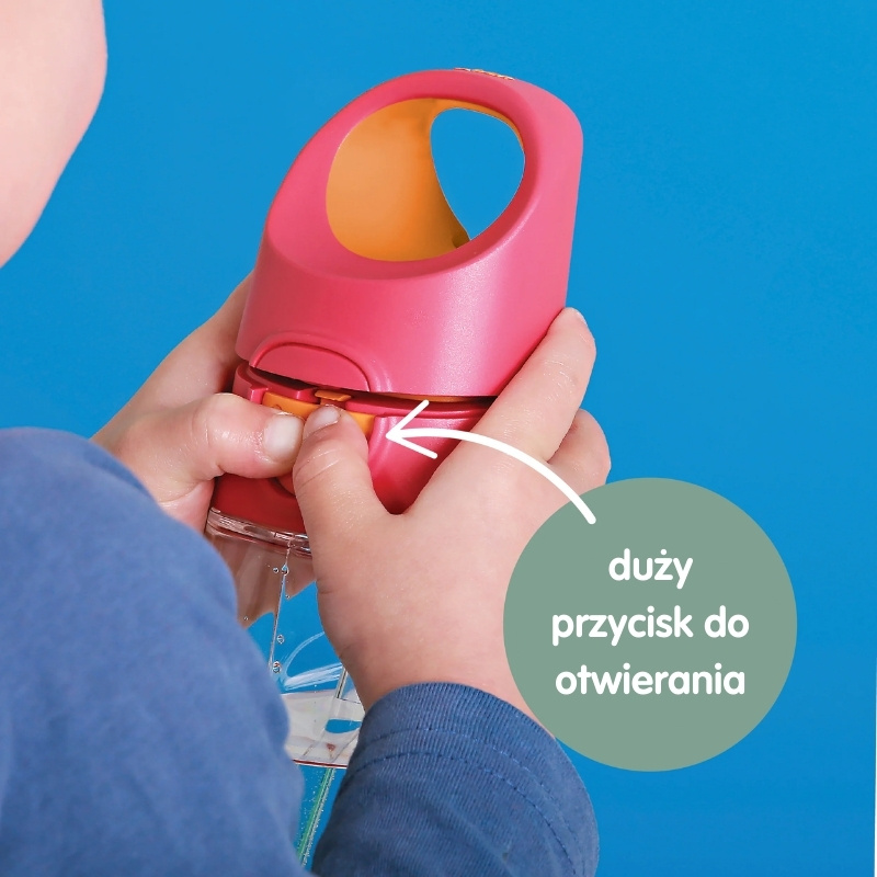 Butelka tritanowa ze słomką, Ocean Breeze 450 ml