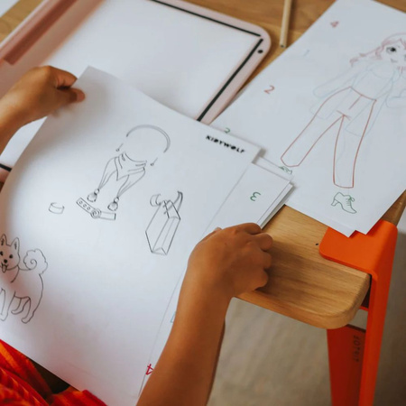 Kidywolf - KIDYDRAW-PRO-PI FASHION - tablet rysunkowy - różowy