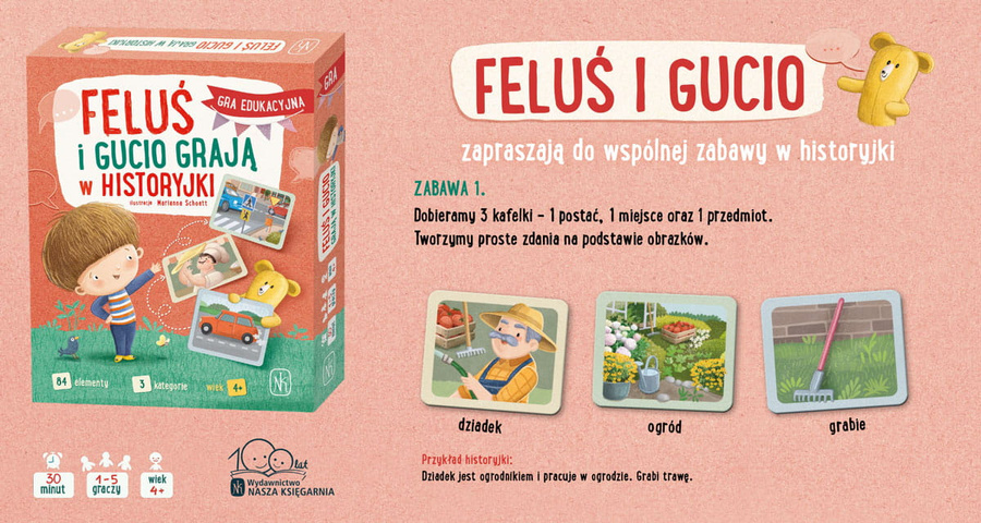 Feluś i Gucio grają w historyjki ZABAWKA