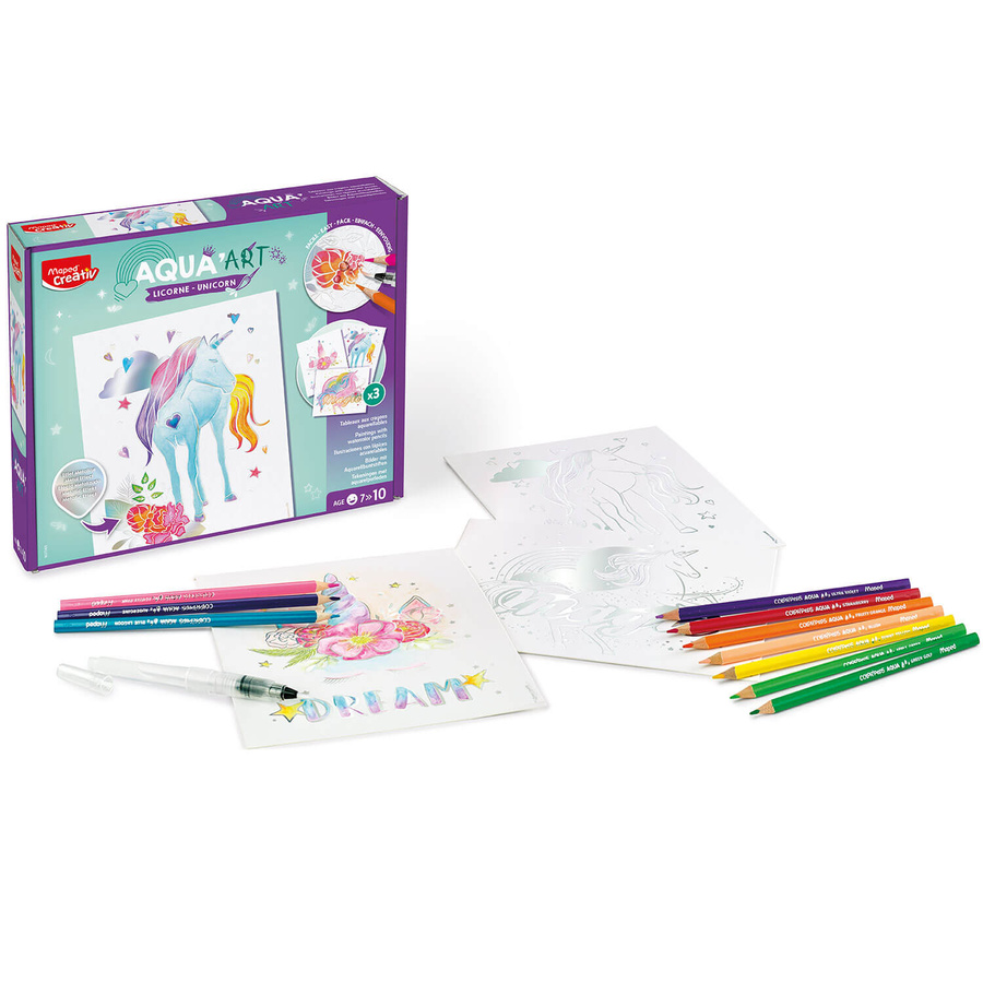 Creativ Aqua Art - obrazy akwarelowe motyw jednorożec