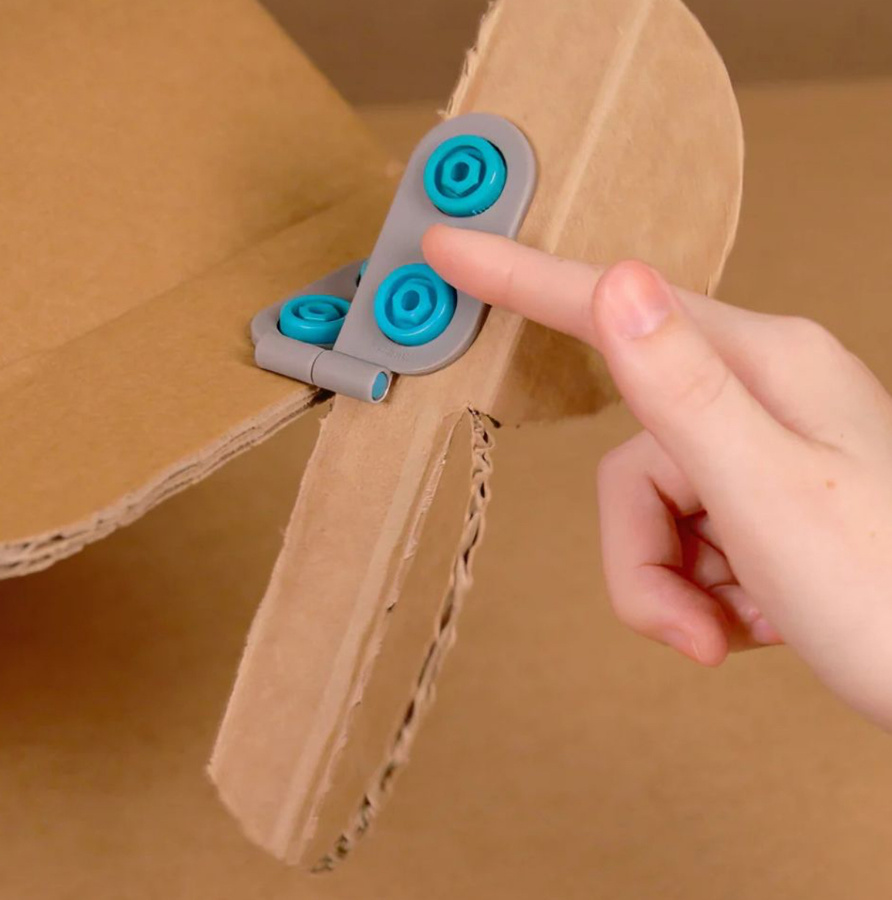 Zestaw zawiasów Spin-Hinge Makedo 6 szt.