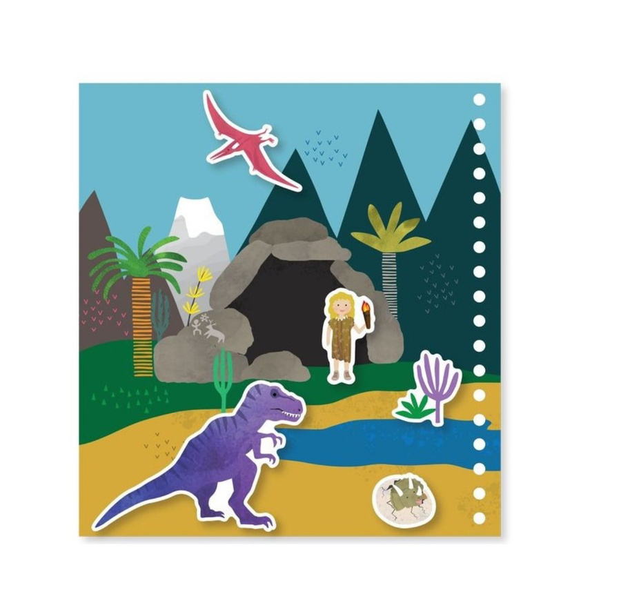 Dinozaury Magiczna Kolorowanka Wodna z Zadaniami