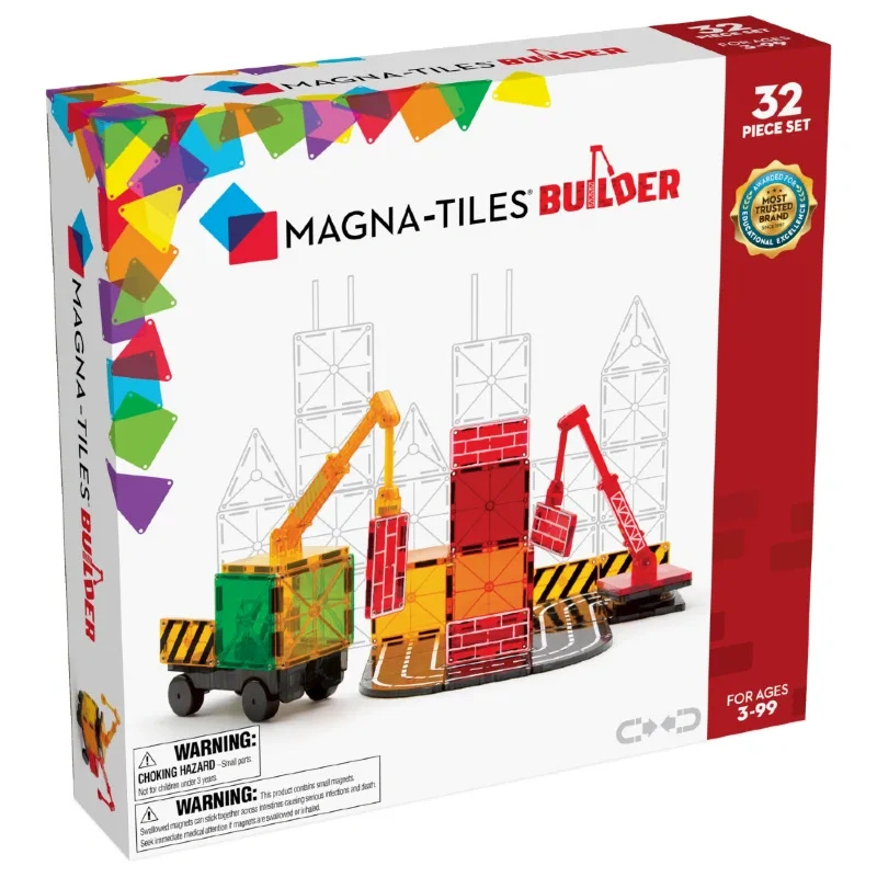 Klocki Magnetyczne Builder 32 el.