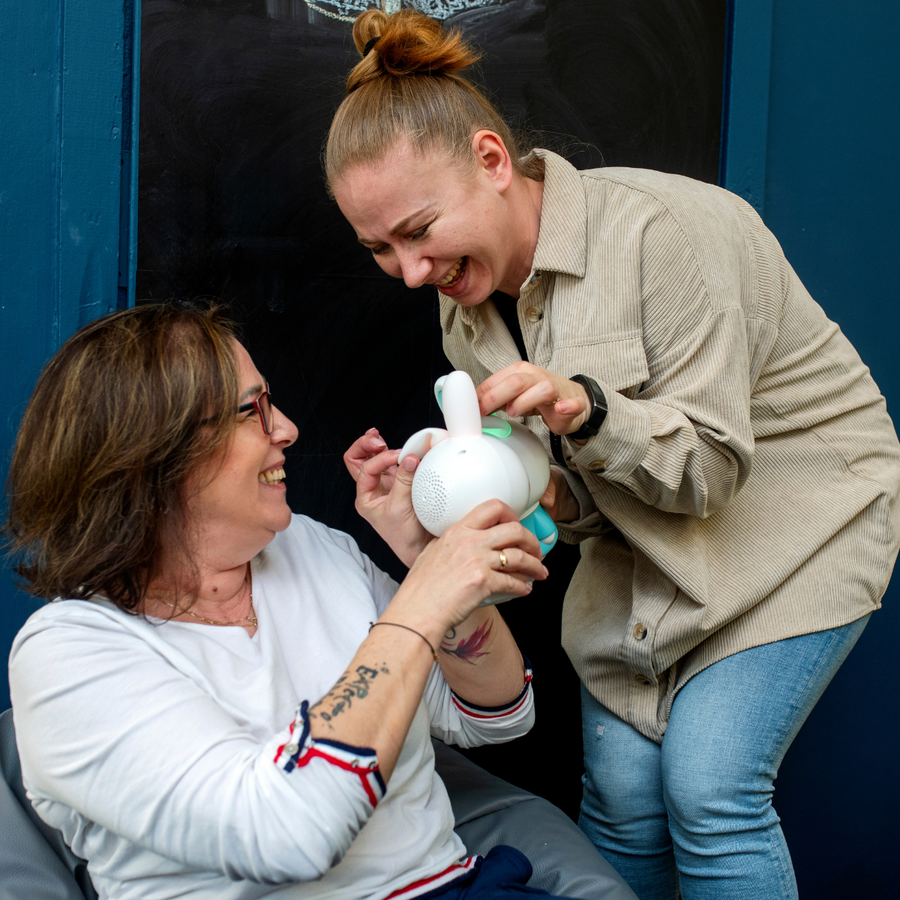 Zabawka edukacyjna Króliczek Alilo Honey Bunny G6PRO pudrowy róż