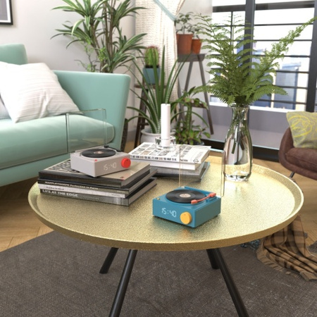 Głośnik z budzikiem - gramofon