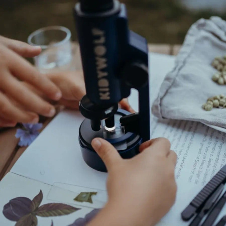 Kidywolf - mikroskop kieszonkowy niebieski