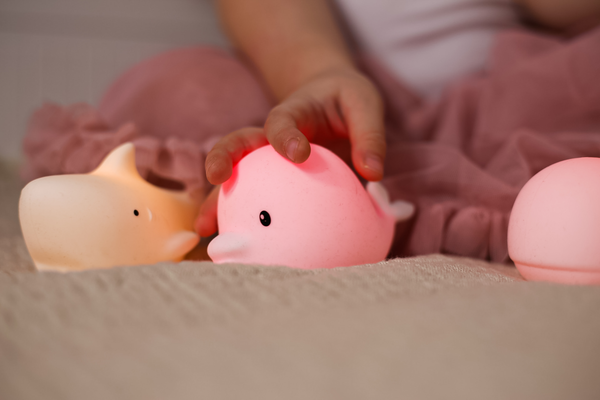 3 mini silikonowe lampki wodne, białe