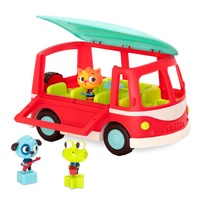 MUZYCZNY autobus z wesołymi pasażerami