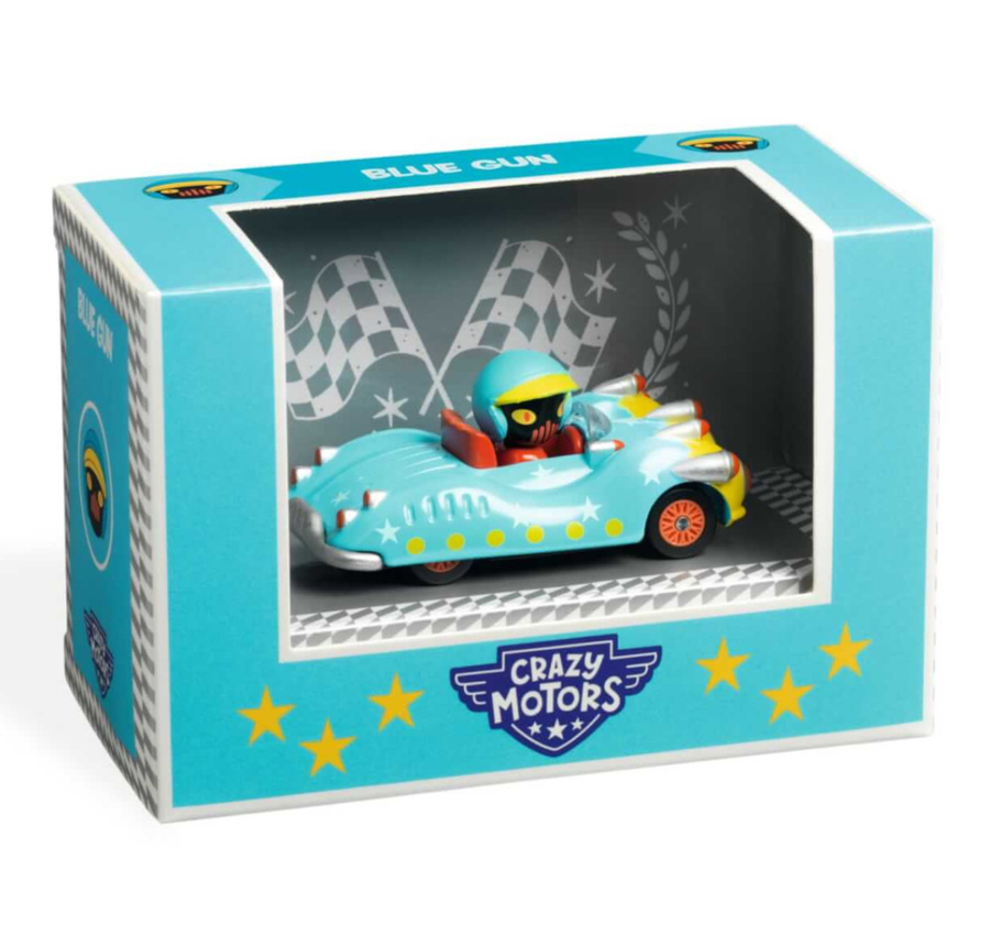 Autko Crazy Motoros, Blue gun