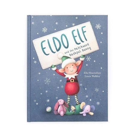 „Eldo Elf and the Patchwork Bashful Bunny” Książeczka dla Dzieci