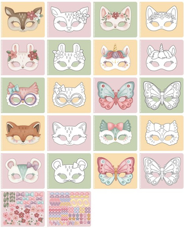 Little Dutch Kreatywny zeszyt z nożyczkami Rosa & Friends