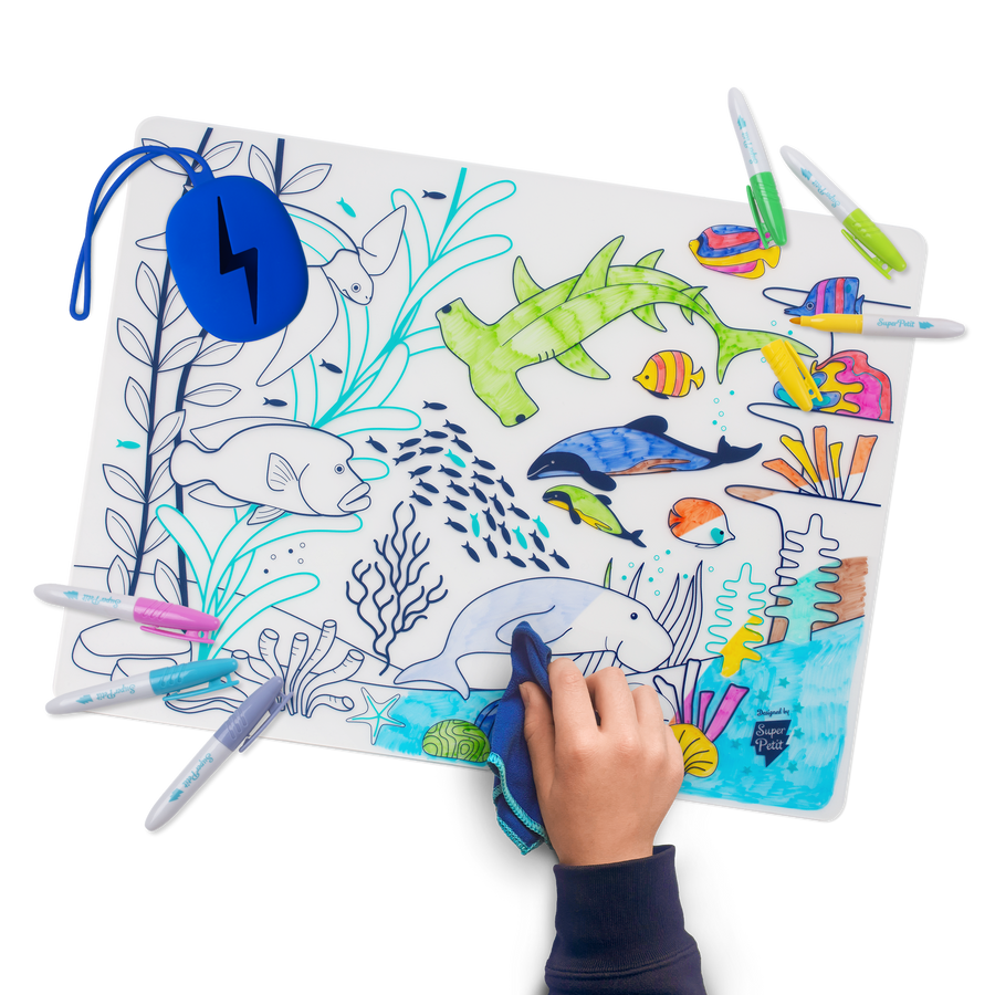 Super Petit Silikonowy uchwyt - niebieski