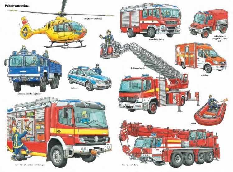 Wielka księga pojazdów. Dźwig, traktor, koparka 