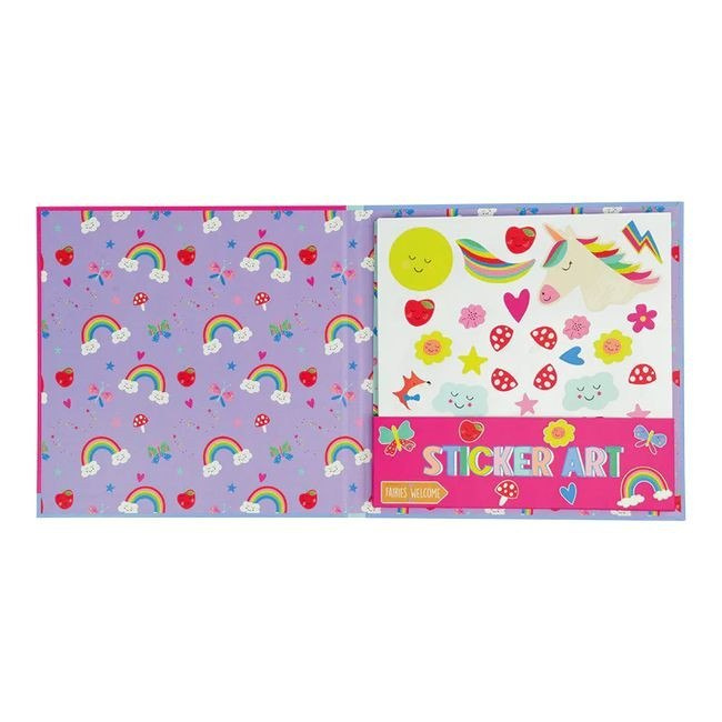 Tęczowe Wróżki Zestaw Pachnących Naklejek z Książeczką