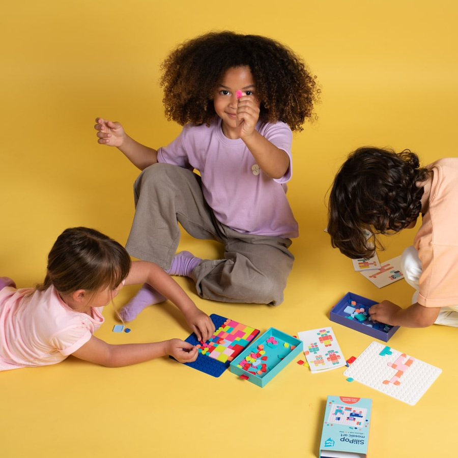 SILIPOP WHITE – KREATYWNA GRA MOZAIKOWA POP-ON