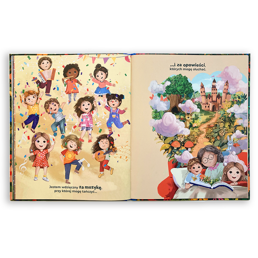 Książka dla dzieci „Dziękuję!" 2+