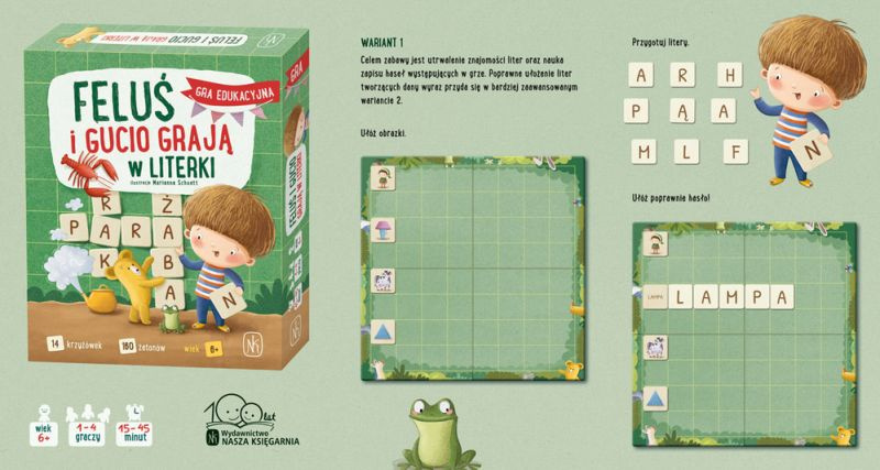 Feluś i Gucio grają w literki