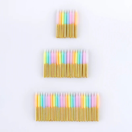 Meri Meri - Świeczki urodzinowe Mini 50 szt., pastelowe