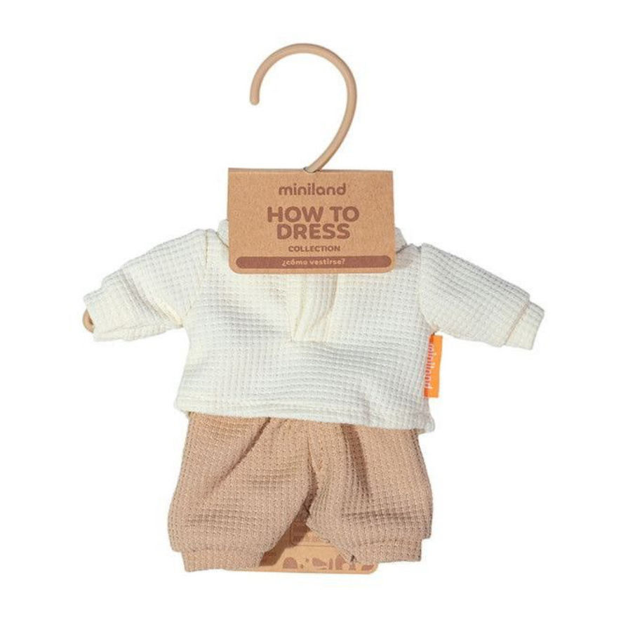 Koszulka i spodnie na łagodną pogodę 21 cm Miniland