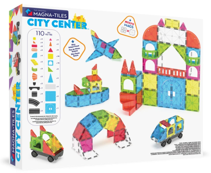 MAGNA-TILES® Klocki Magnetyczne City Center 110 el.