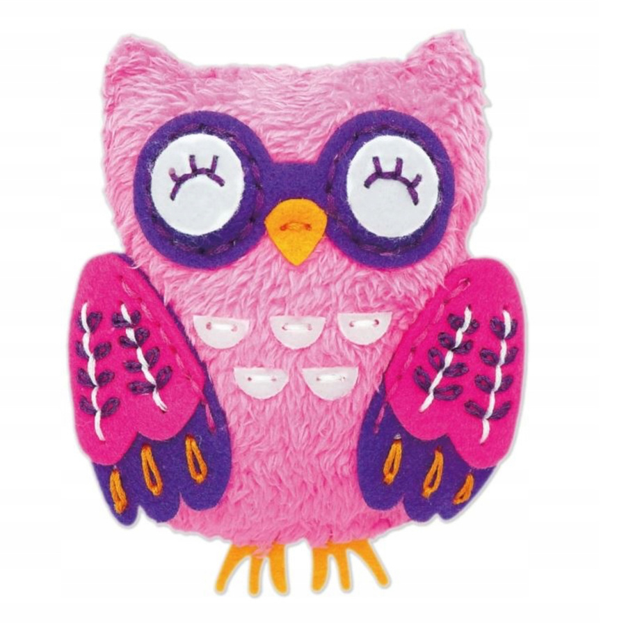 Uszyj brelok do kluczy - Sowa