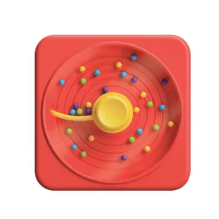 Play Tab Sensoryczny kwadrat, zmiatacz kulek