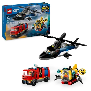 LEGO(R) CITY 60462 Zestaw z helikopterem, wozem