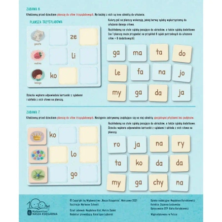 Feluś i Gucio grają w sylaby