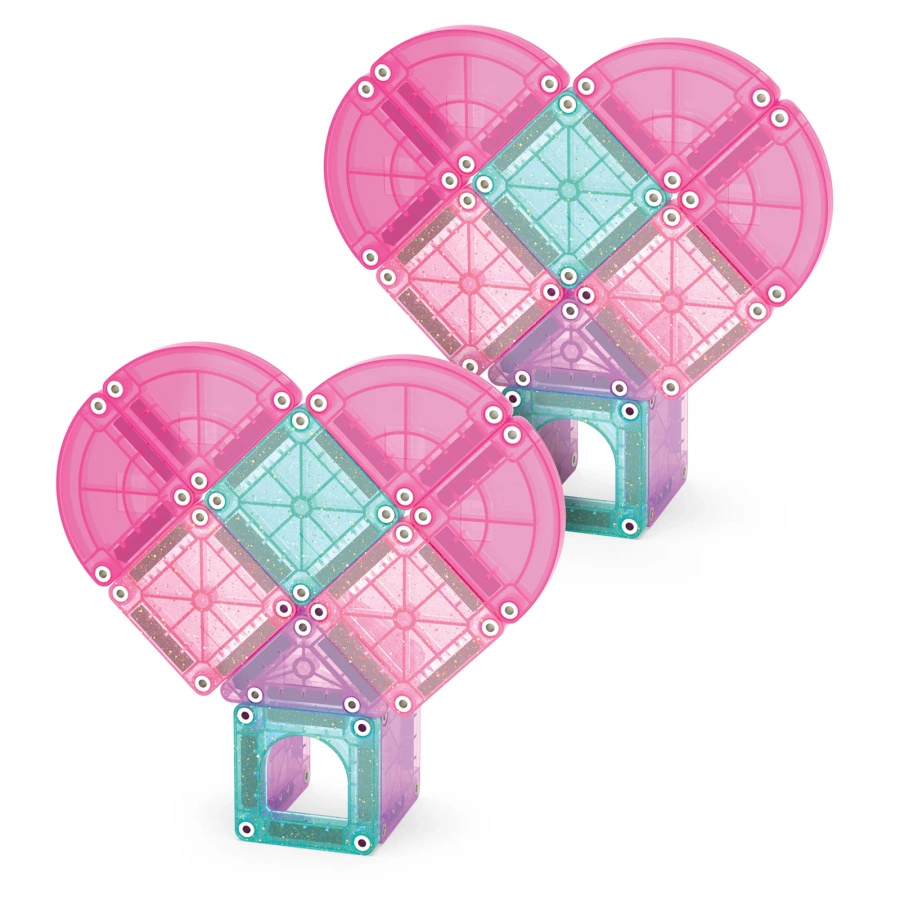 MAGNA-TILES® Klocki Magnetyczne microMAGS Heart to Heart Travel 26 el.