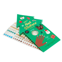 Naklejki na paznokcie dla dzieci choinka