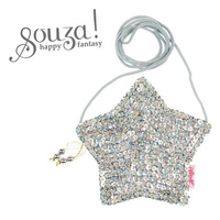 Cekinowa torebka na ramię dla dzieci Gwiazda srebrna