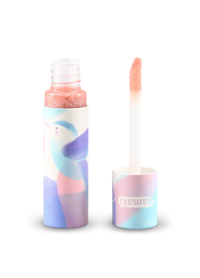 Błyszczyk - Brokatowy róż