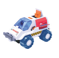 Badawczy pojazd kosmiczny z astronautą