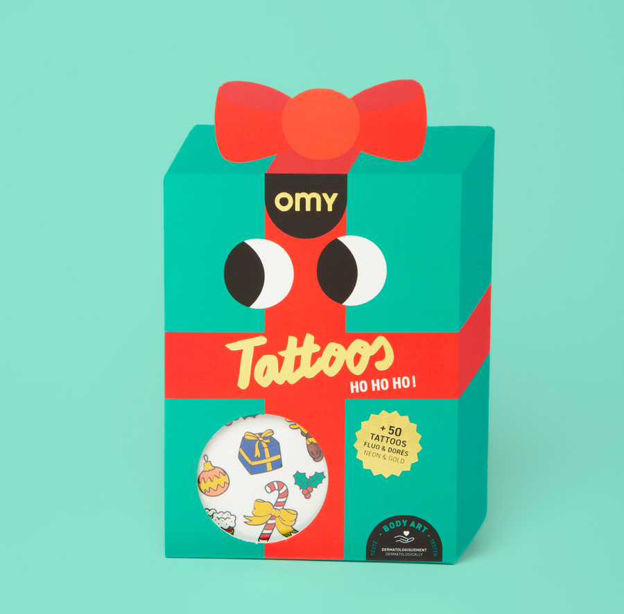 TATUAŻE DLA DZIECI 50 SZTUK - CHRISTMAS EDITION