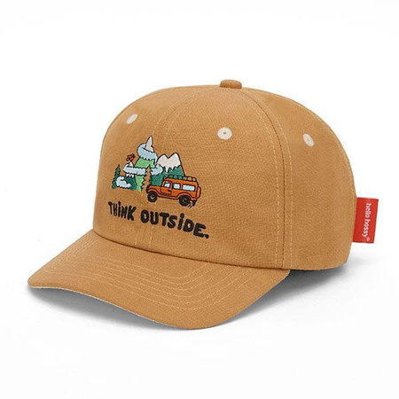 Hello Hossy Lniana czapka z daszkiem Linen Outside 9-18 mies.